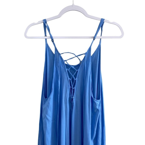 mele beach - blue ombre maxi dress - M (OS) - Picture 9 of 13